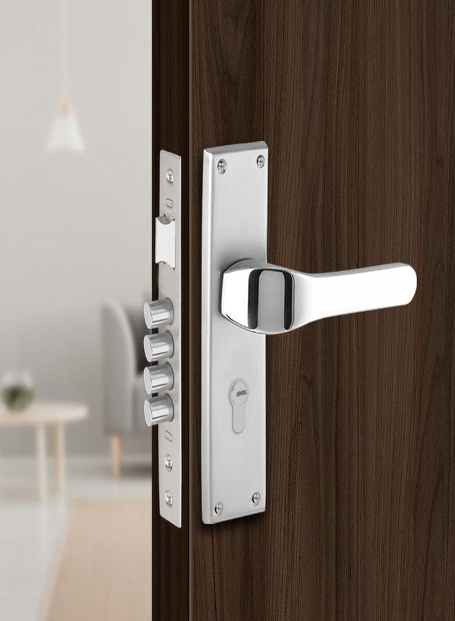 Link Renee Mortise Door Lock for Main & Internal Door in Home/Office/Hotel | 10 Inches Heavy Duty Handle Set with Out Side Key Access, 3 Keys Inside Knob | SS Finish | 2 Years Warranty - Image 1